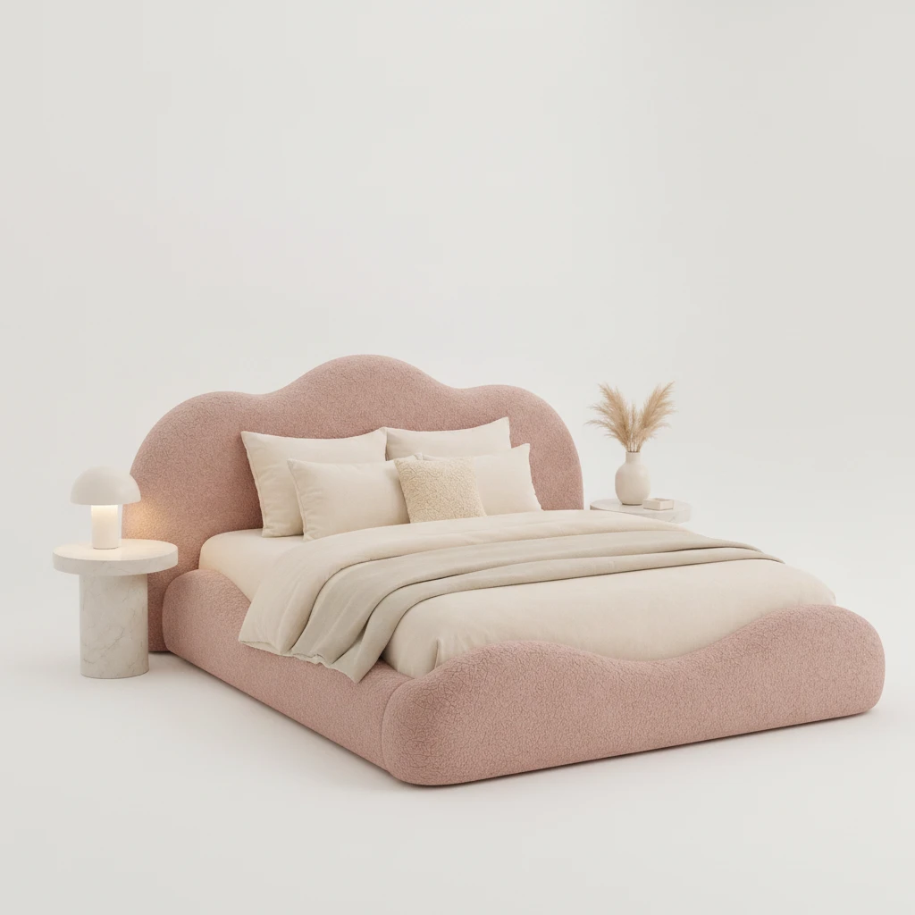 Кровать САЛИНА — пыльная роза